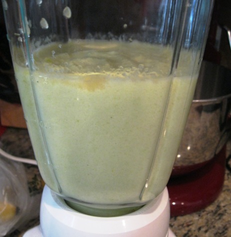 blended zucchini