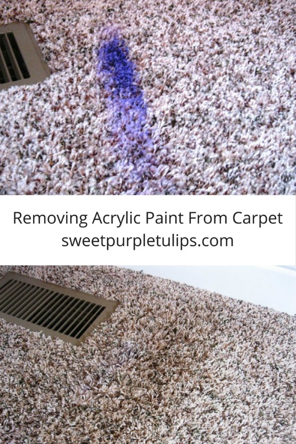 removing paint from carpet image