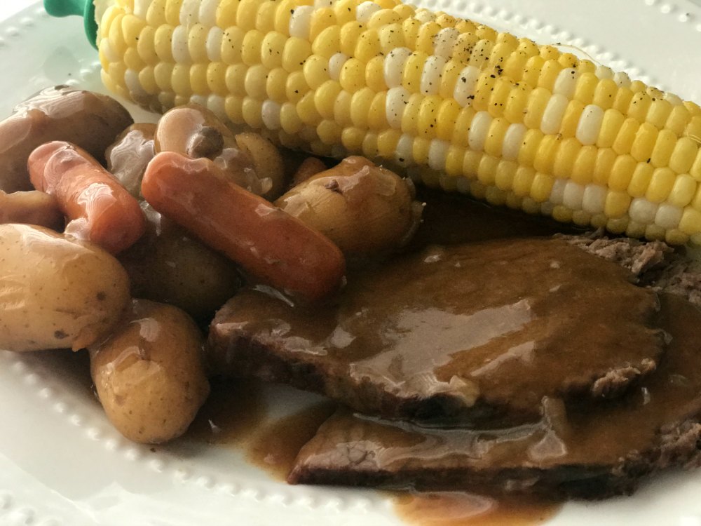 crockpot roast and vegetables