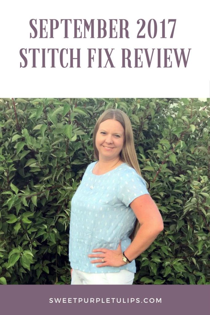 Sept 2017 Stitch Fix Review
