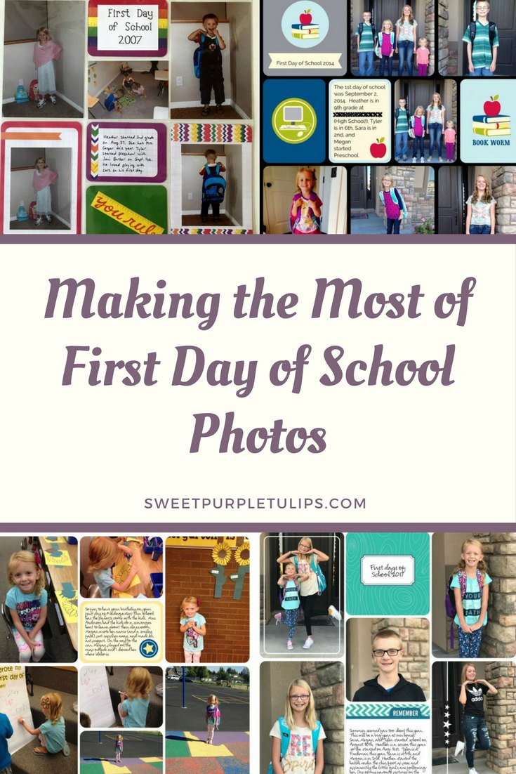 Making the Most of First Day of School Photos