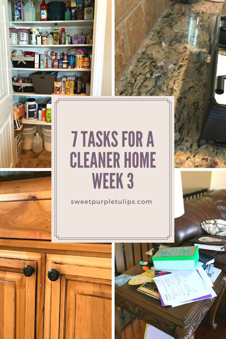 7 Tasks to a Cleaner Home: Week 3