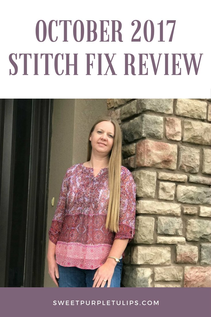 October 2017 Stitch Fix Review