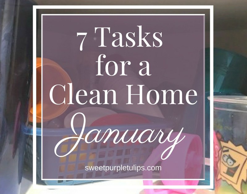 7 Tasks for Clean home January