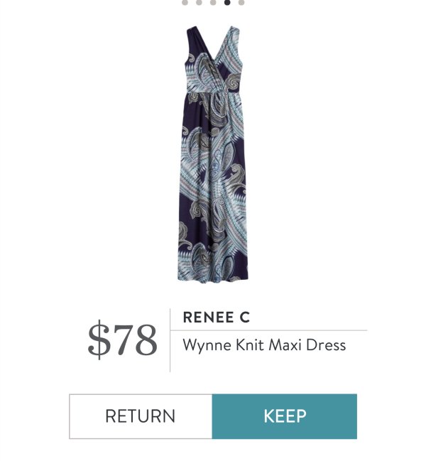 Renee C Maxi Dress March 2018 Stitch Fix Review