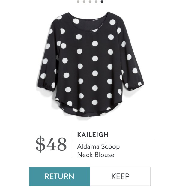 Kaileigh Scoop Neck Blouse March 2018 Stitch Fix Review