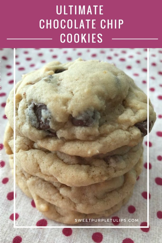 These are the ultimate chocolate chip cookies. They are soft and chewy with just the right amount of chocolate. Easy to make and turn out perfect every time! 