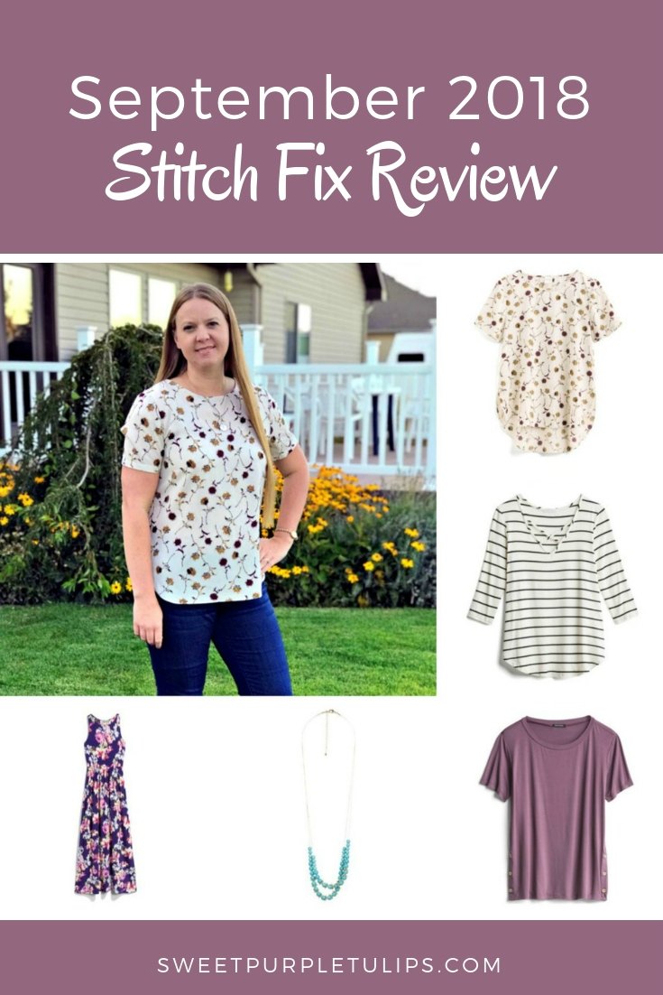 September 2018 Stitch Fix Review