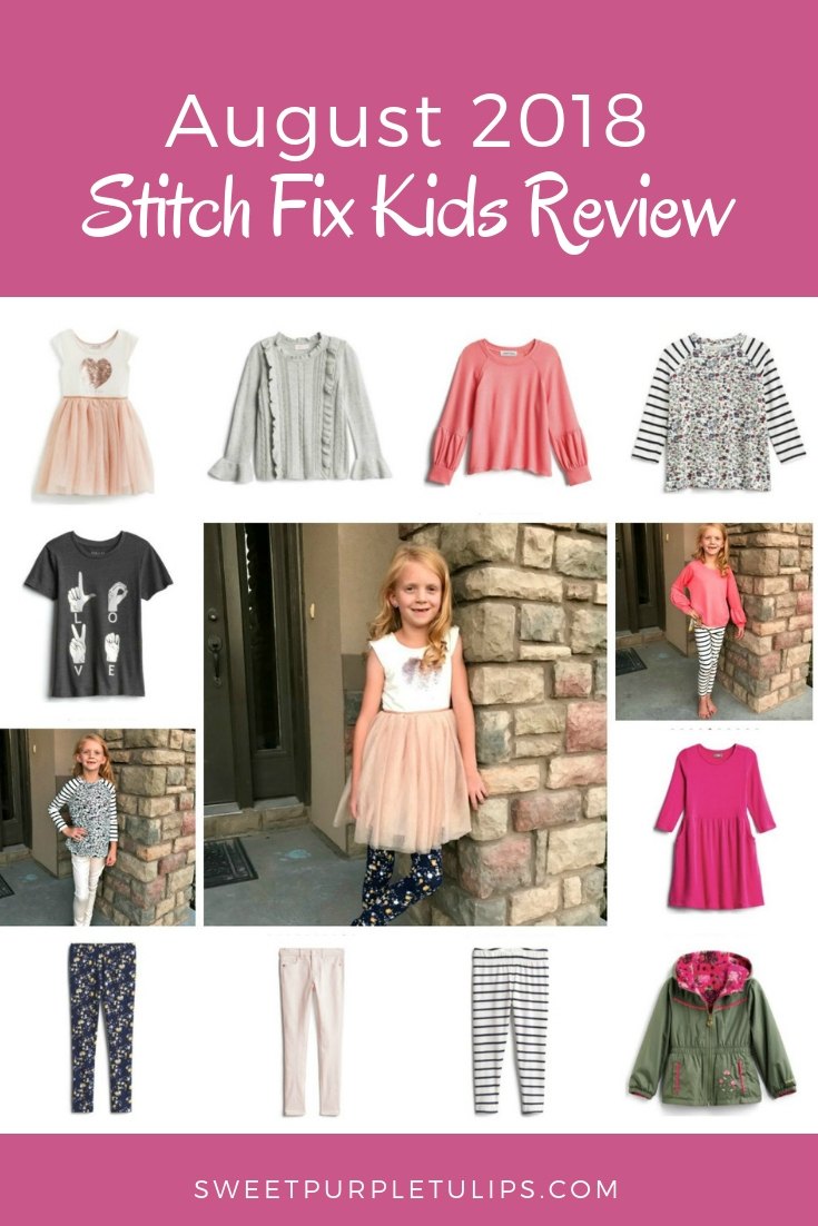 August 2018 Stitch Fix Kids Review