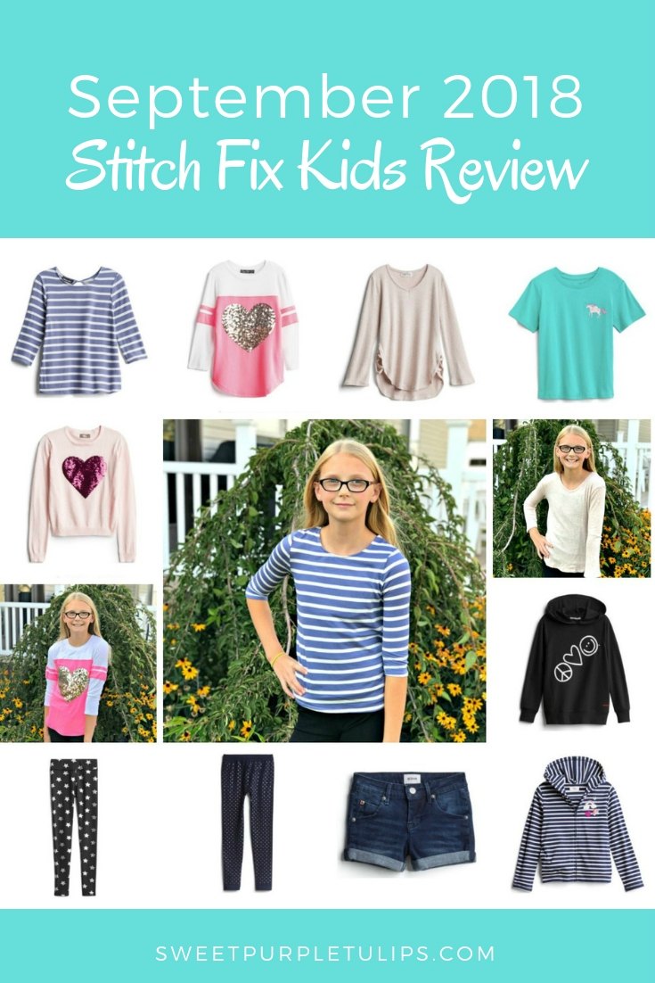 September 2018 Stitch Fix Kids Review