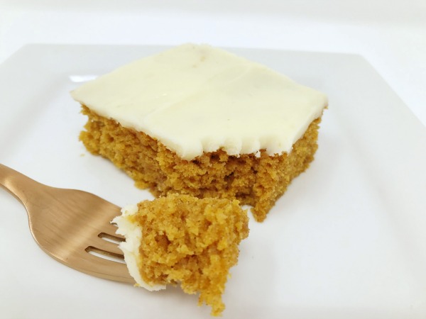 pumpkin bars cream cheese frosting