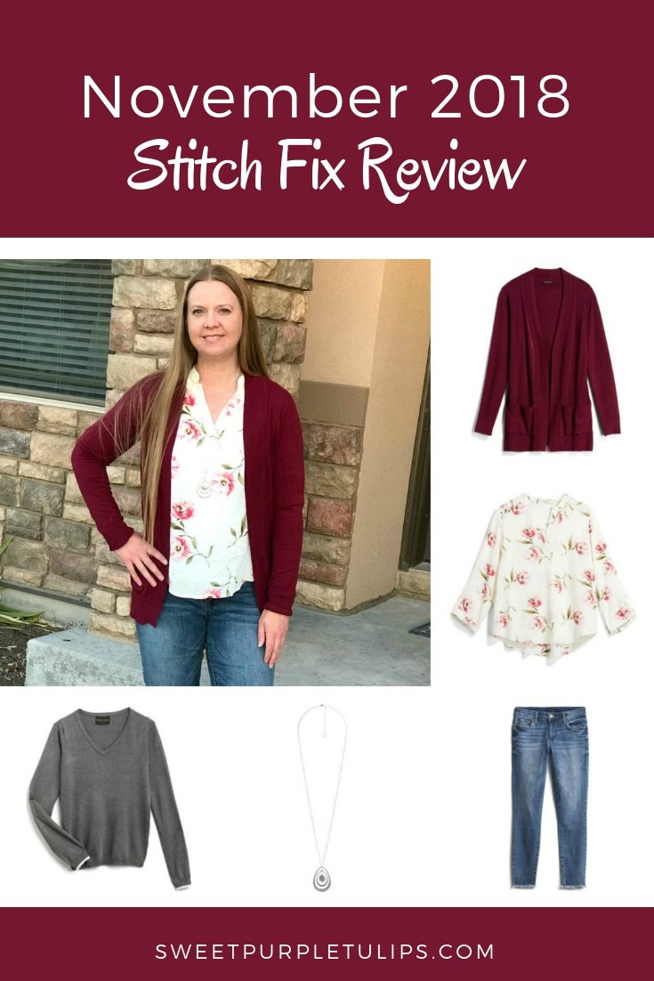 November 2018 Stitch Fix Review