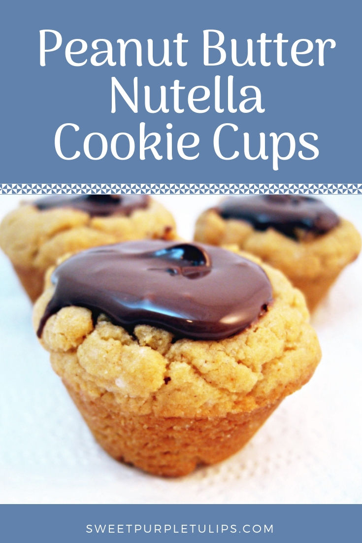Peanut Butter Nutella Cookie Cups