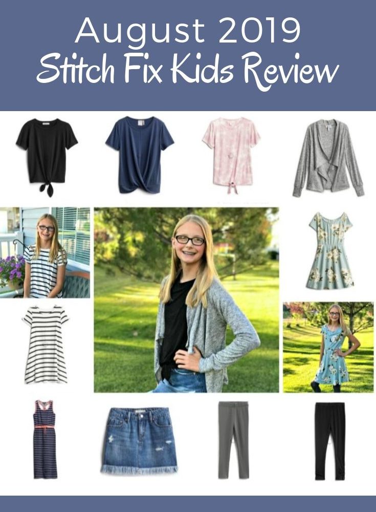 August 2019 Stitch Fix Kids Review
