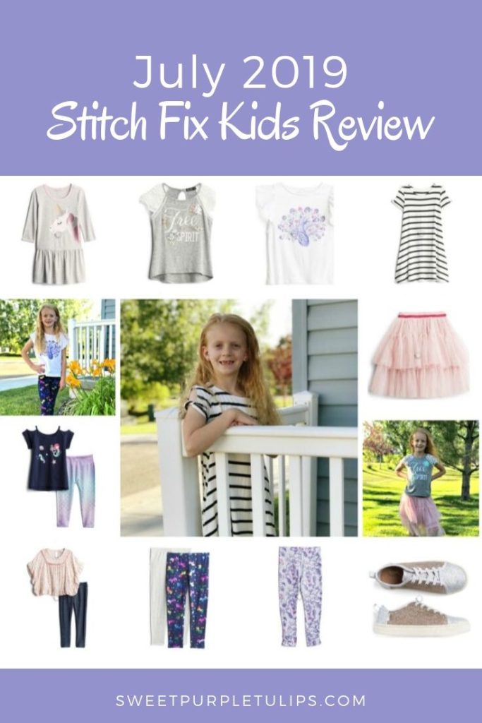 July 2019 Stitch Fix Kids Review - Sweet Purple Tulips